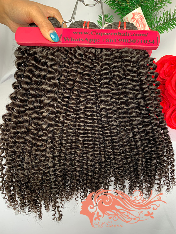 Csqueen 9A Kinky Curly 6 Bundles 100% Human Hair Unprocessed Hair - Click Image to Close